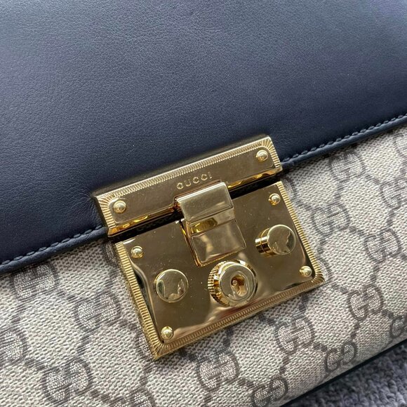 100% Authentic Gucci Padlock GG Medium Supreme Shoulder Bag - Picture 8 of 14